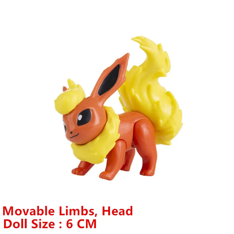 Pokemon Cartoons Movie Anime Figure 4-13Cm Pikachu Mewtwo Charmander Blastoise Gurado Pet Action Model Toy Gifts