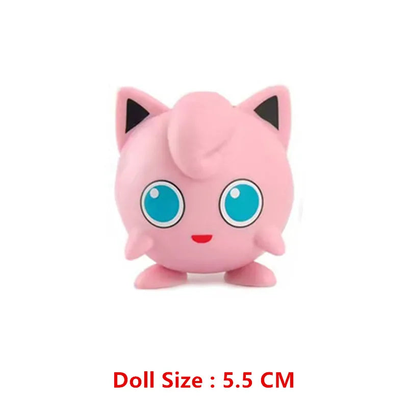 Pokemon Cartoons Movie Anime Figure 4-13Cm Pikachu Mewtwo Charmander Blastoise Gurado Pet Action Model Toy Gifts