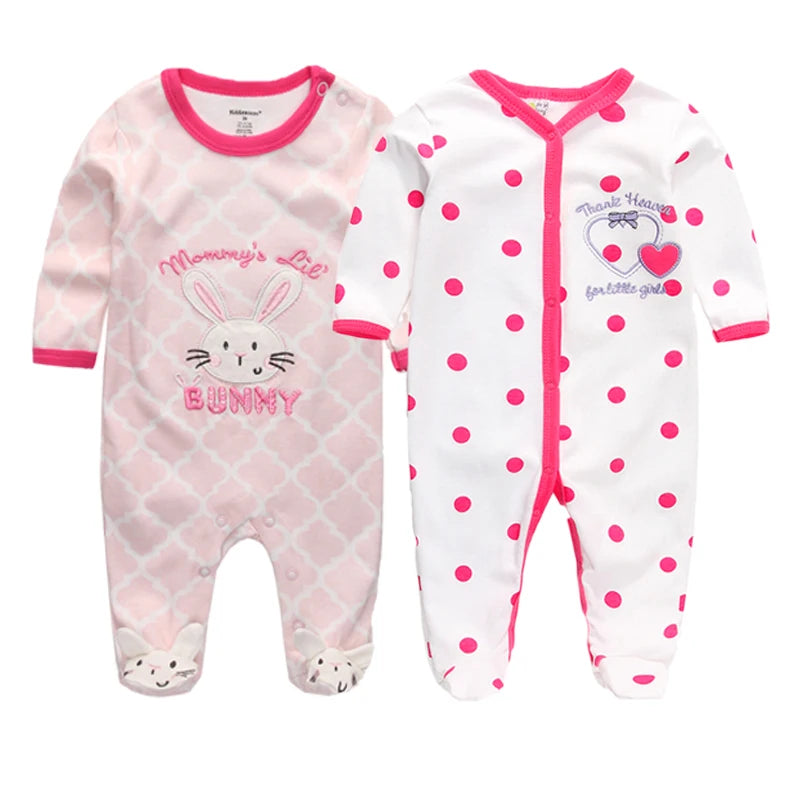 Newborn 100% Cotton Pajamas With COLORFUL Design