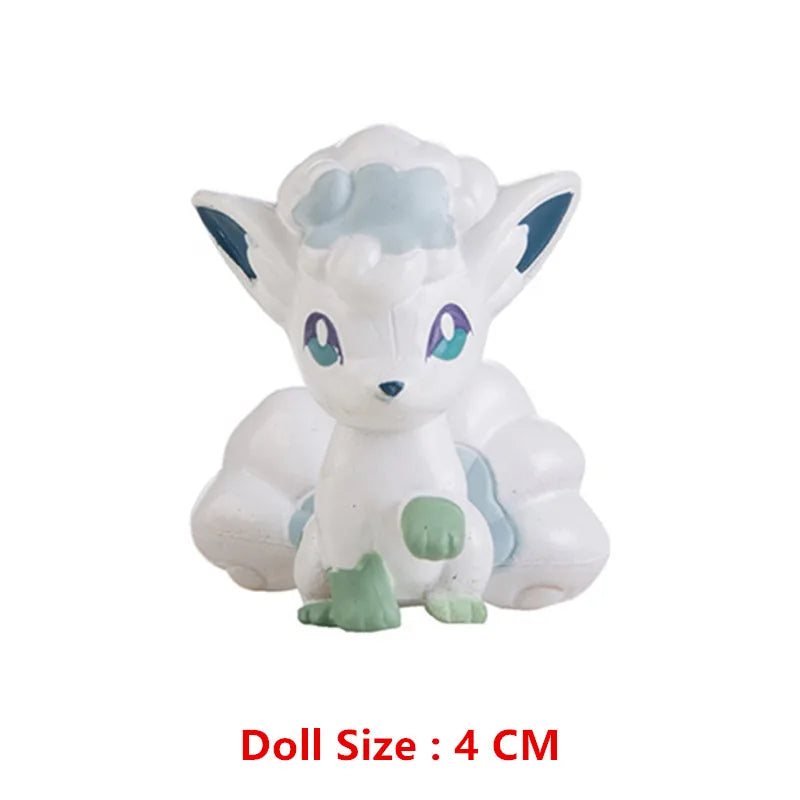 Pokemon Cartoons Movie Anime Figure 4-13Cm Pikachu Mewtwo Charmander Blastoise Gurado Pet Action Model Toy Gifts