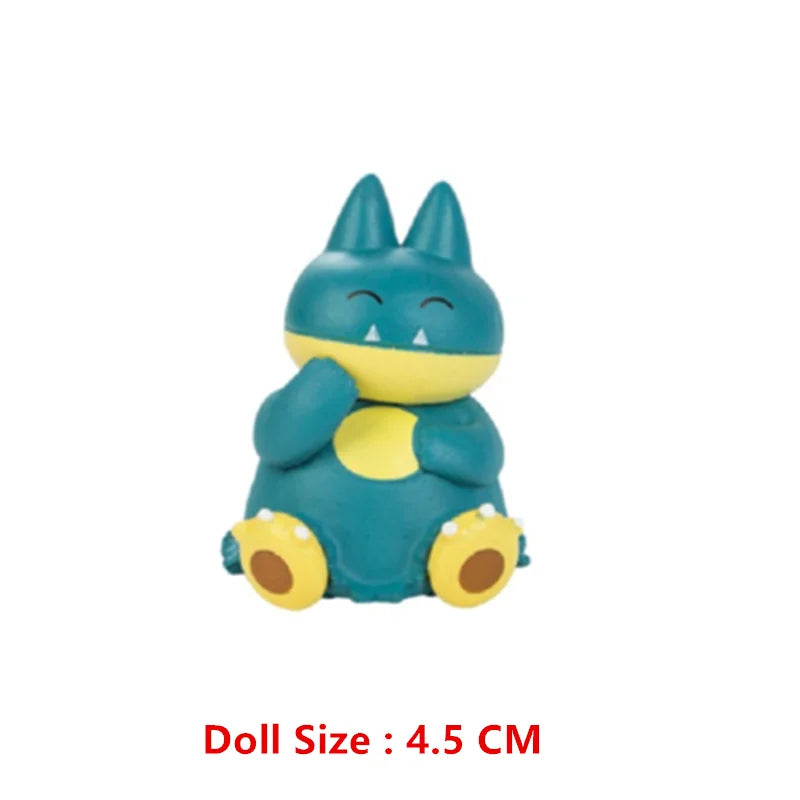 Pokemon Cartoons Movie Anime Figure 4-13Cm Pikachu Mewtwo Charmander Blastoise Gurado Pet Action Model Toy Gifts
