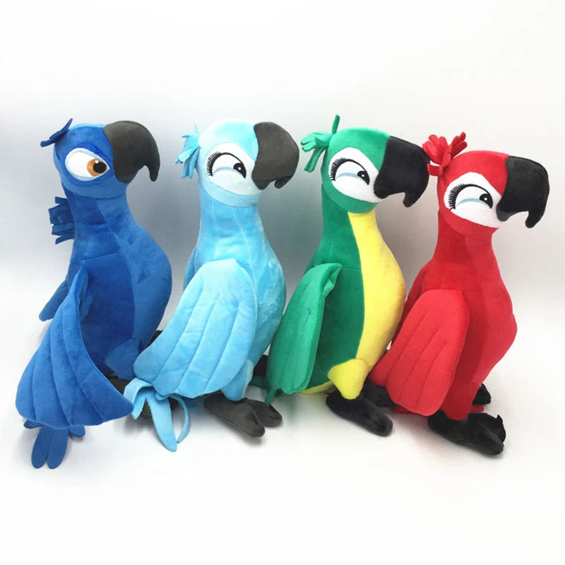 Rio 2 Movie Cartoon Plush Toys 30cm Blue Parrot Blu & Jewel Bird Dolls Christmas Gifts For Kids Plush Toy