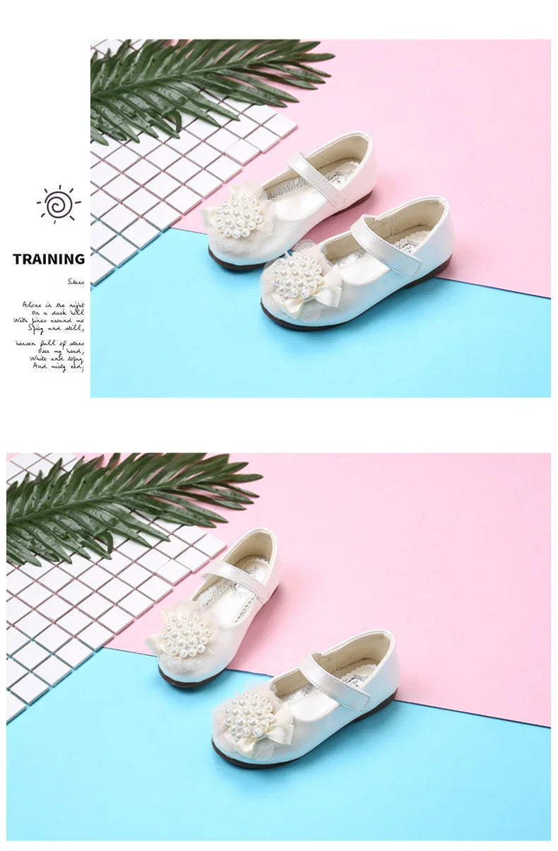 Girl's Leather Shoes for Parties