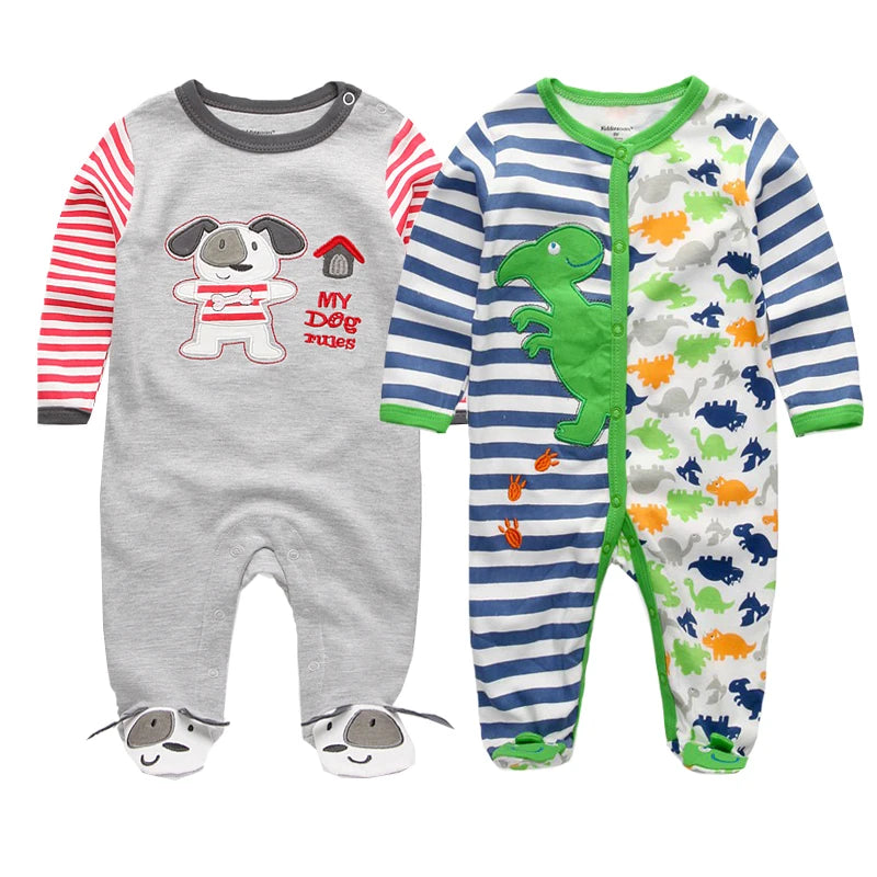 Newborn 100% Cotton Pajamas With COLORFUL Design