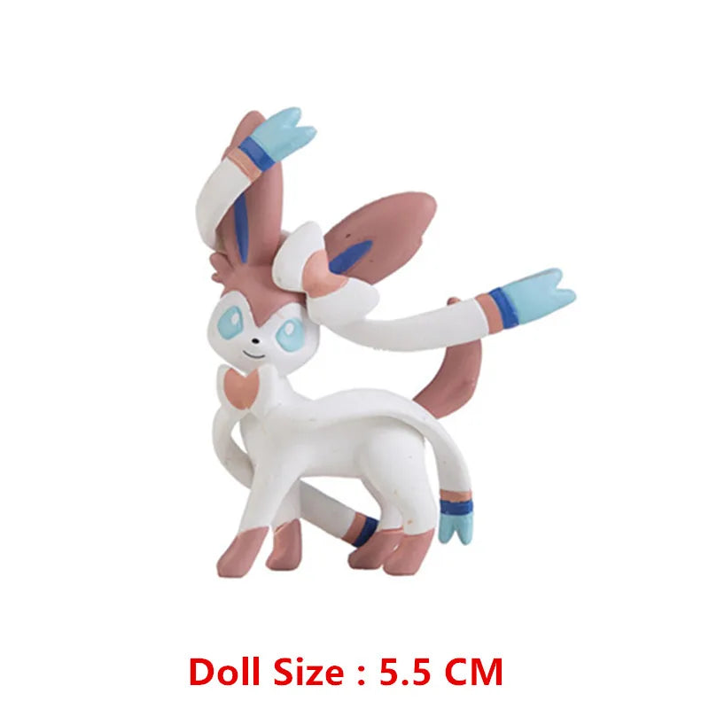 Pokemon Cartoons Movie Anime Figure 4-13Cm Pikachu Mewtwo Charmander Blastoise Gurado Pet Action Model Toy Gifts