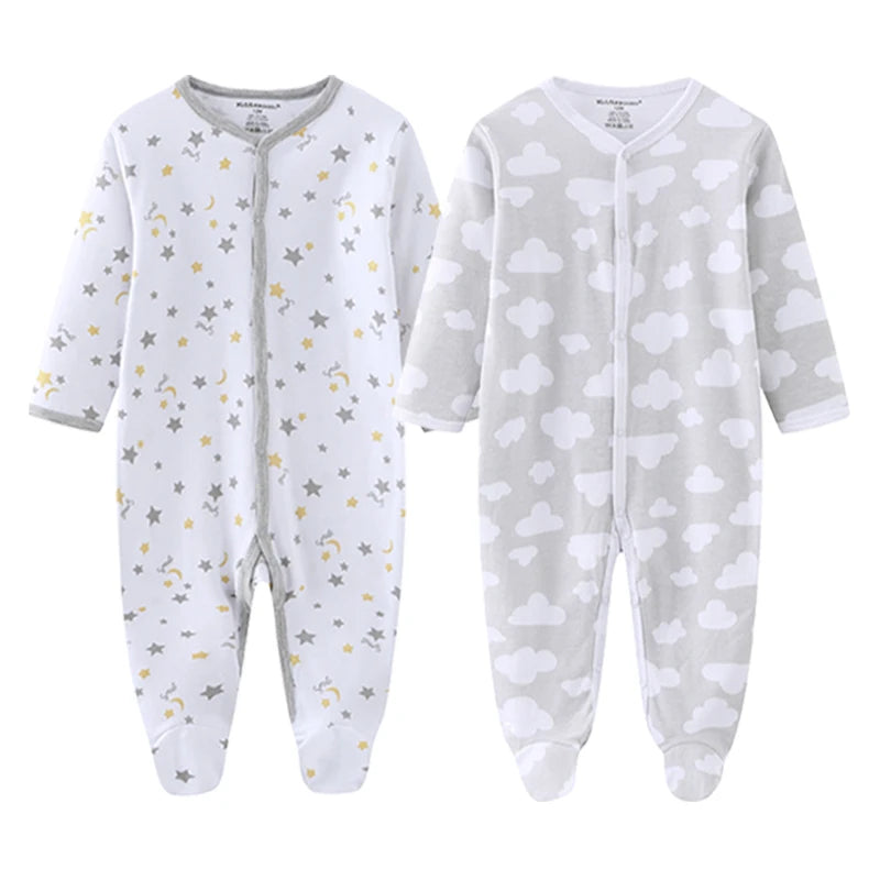 Newborn 100% Cotton Pajamas With COLORFUL Design