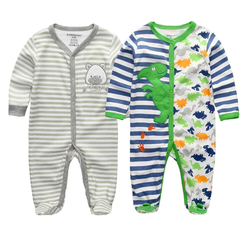 Newborn 100% Cotton Pajamas With COLORFUL Design