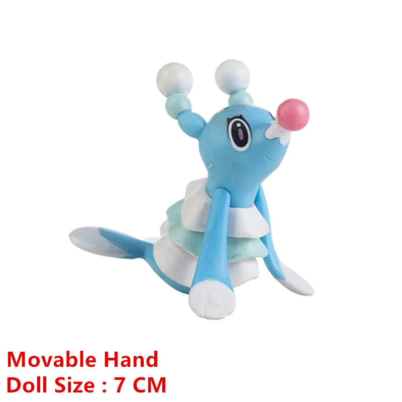 Pokemon Cartoons Movie Anime Figure 4-13Cm Pikachu Mewtwo Charmander Blastoise Gurado Pet Action Model Toy Gifts