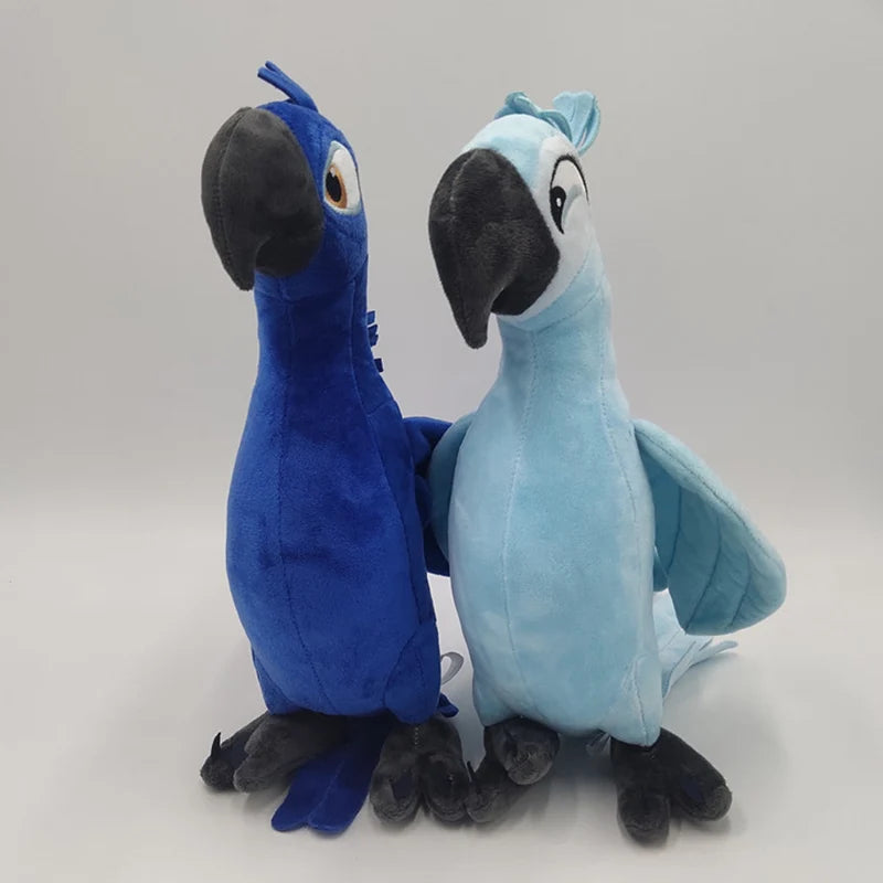 Rio 2 Movie Cartoon Plush Toys 30cm Blue Parrot Blu & Jewel Bird Dolls Christmas Gifts For Kids Plush Toy