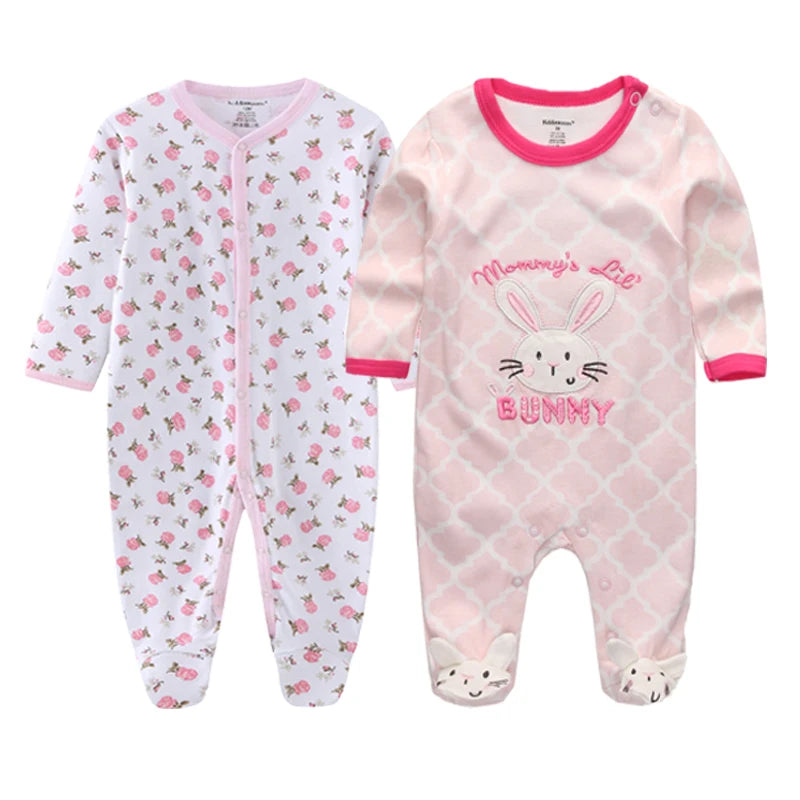 Newborn 100% Cotton Pajamas With COLORFUL Design