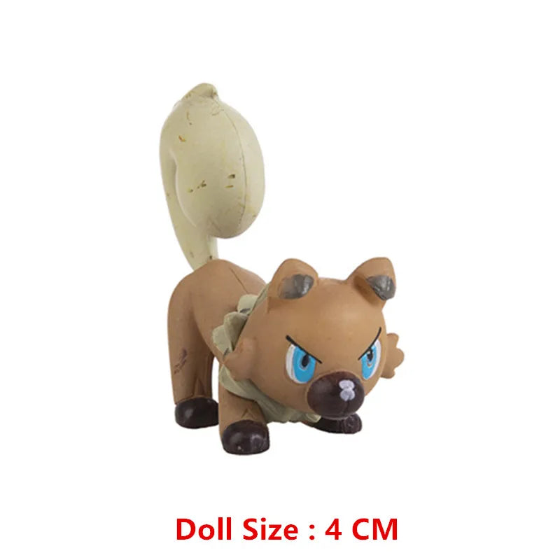 Pokemon Cartoons Movie Anime Figure 4-13Cm Pikachu Mewtwo Charmander Blastoise Gurado Pet Action Model Toy Gifts