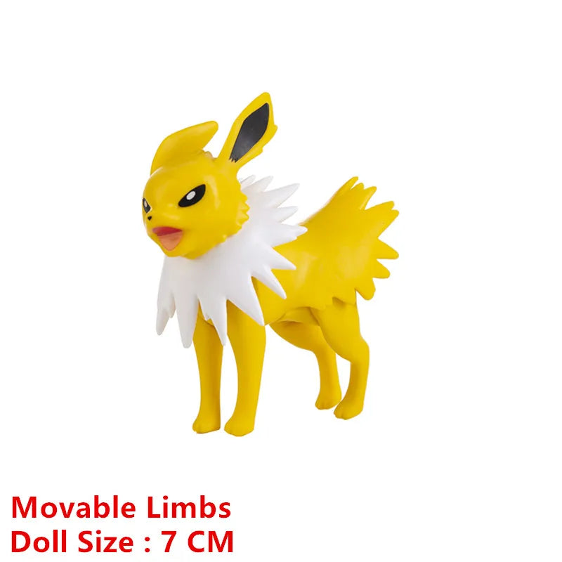 Pokemon Cartoons Movie Anime Figure 4-13Cm Pikachu Mewtwo Charmander Blastoise Gurado Pet Action Model Toy Gifts