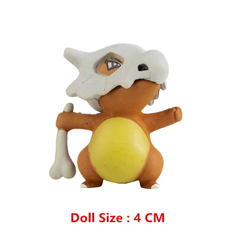 Pokemon Cartoons Movie Anime Figure 4-13Cm Pikachu Mewtwo Charmander Blastoise Gurado Pet Action Model Toy Gifts