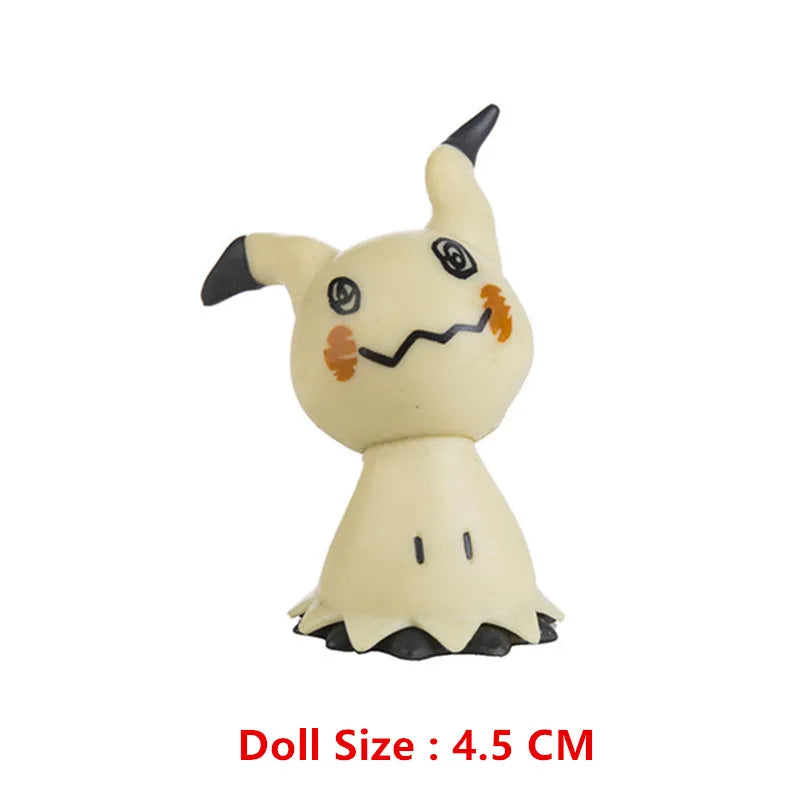 Pokemon Cartoons Movie Anime Figure 4-13Cm Pikachu Mewtwo Charmander Blastoise Gurado Pet Action Model Toy Gifts