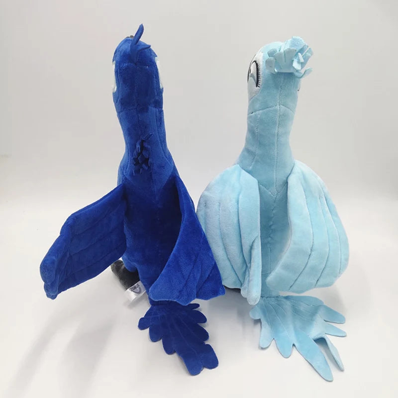 Rio 2 Movie Cartoon Plush Toys 30cm Blue Parrot Blu & Jewel Bird Dolls Christmas Gifts For Kids Plush Toy