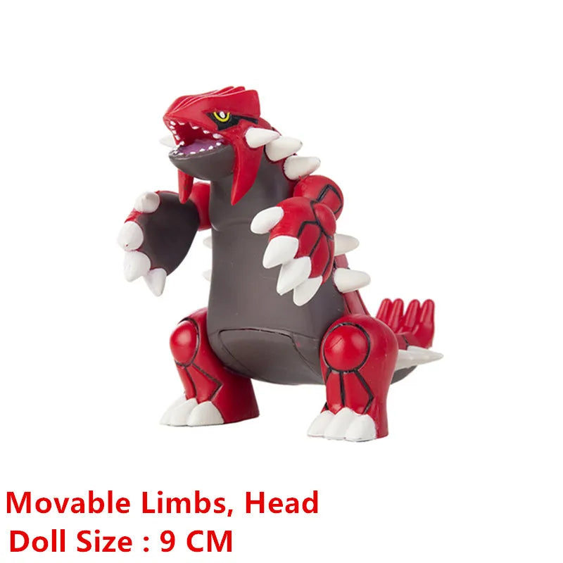 Pokemon Cartoons Movie Anime Figure 4-13Cm Pikachu Mewtwo Charmander Blastoise Gurado Pet Action Model Toy Gifts