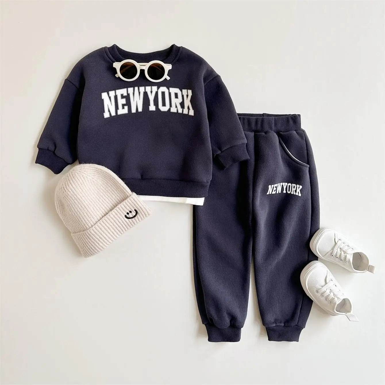 NEW YORK LOGO Toddler's 2PCS Printed Casual Outfit SET