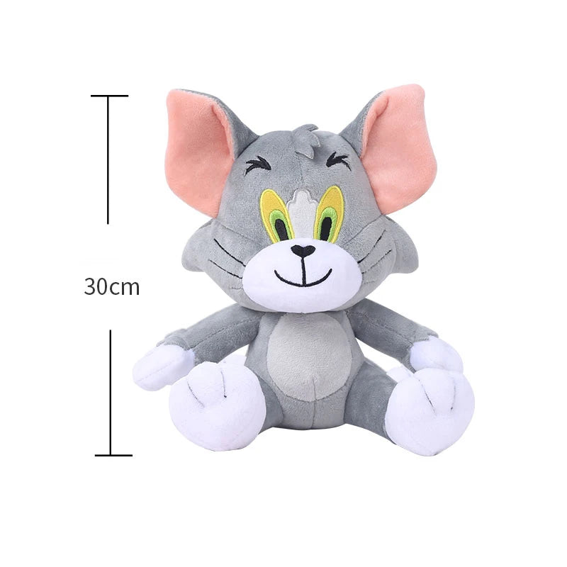 Anime Tom And Jerry Plush Toy Cartoon Movie Figures Cat Mouse Cute Plushies Stuffed Animal Doll Toys For Kids Gift Free Shipping