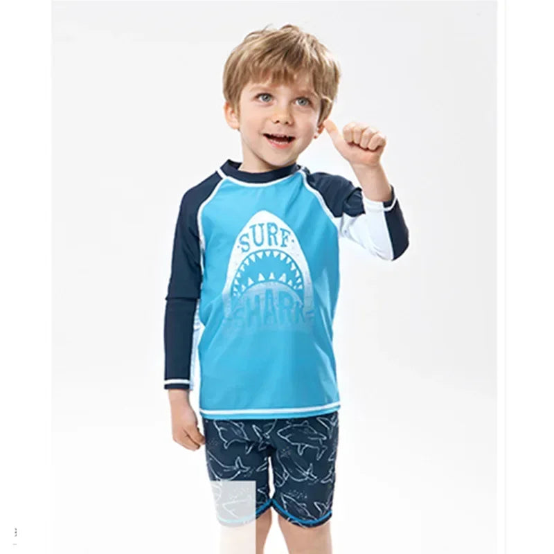 Kid's Cartoon Print Swimwear