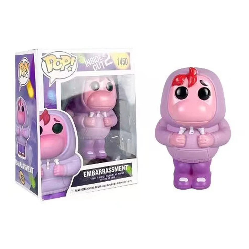 anime INSIDE OUT 2 pop figure 10cm action toys cartoon movie joy anxiety anger sadness disgust fear model statuettes pvc doll