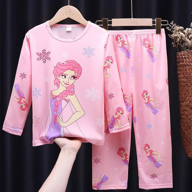 Disney mini mouse Girl's Pink Nightwear Pajama Suits