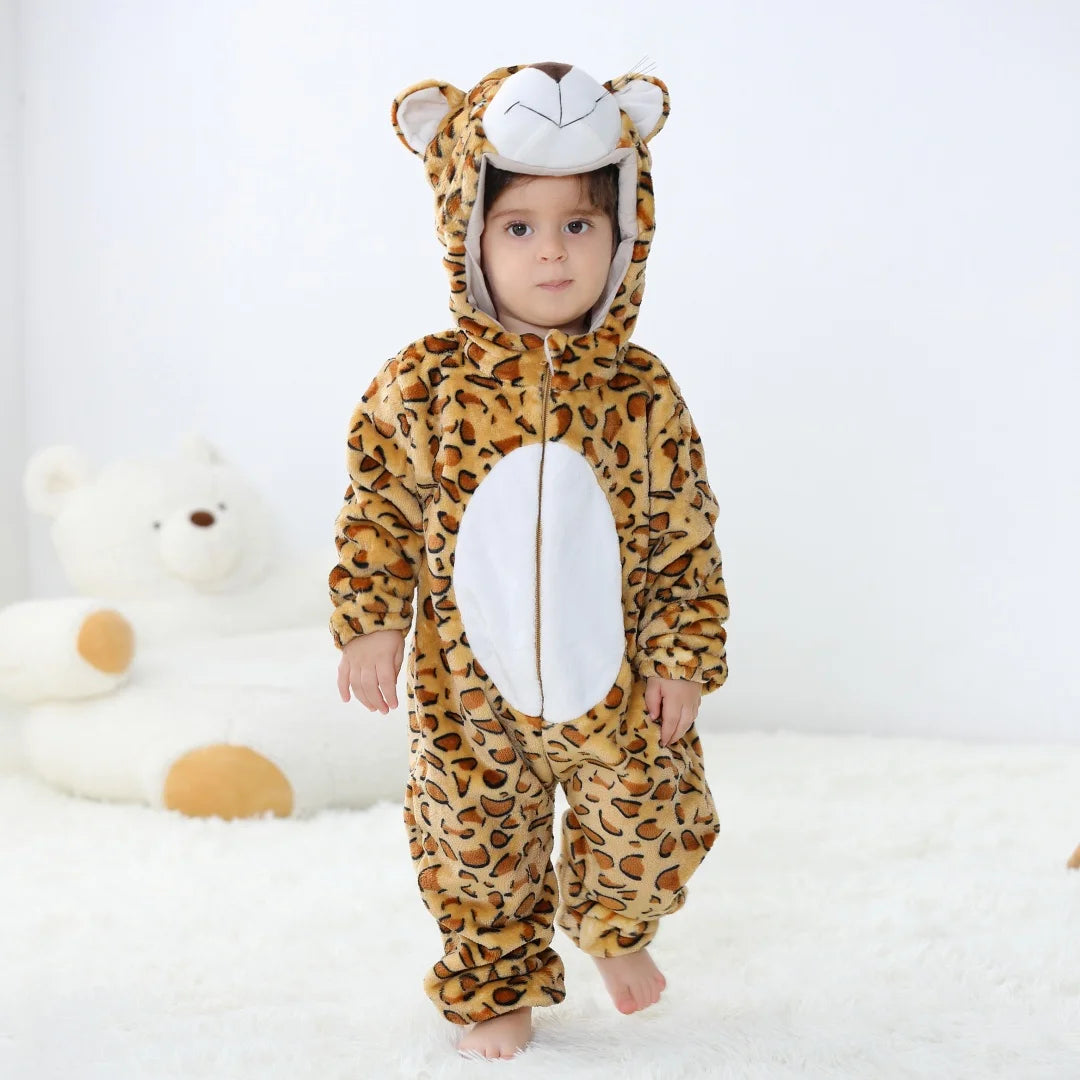 Newborn Animal Themed Jumpsuit
