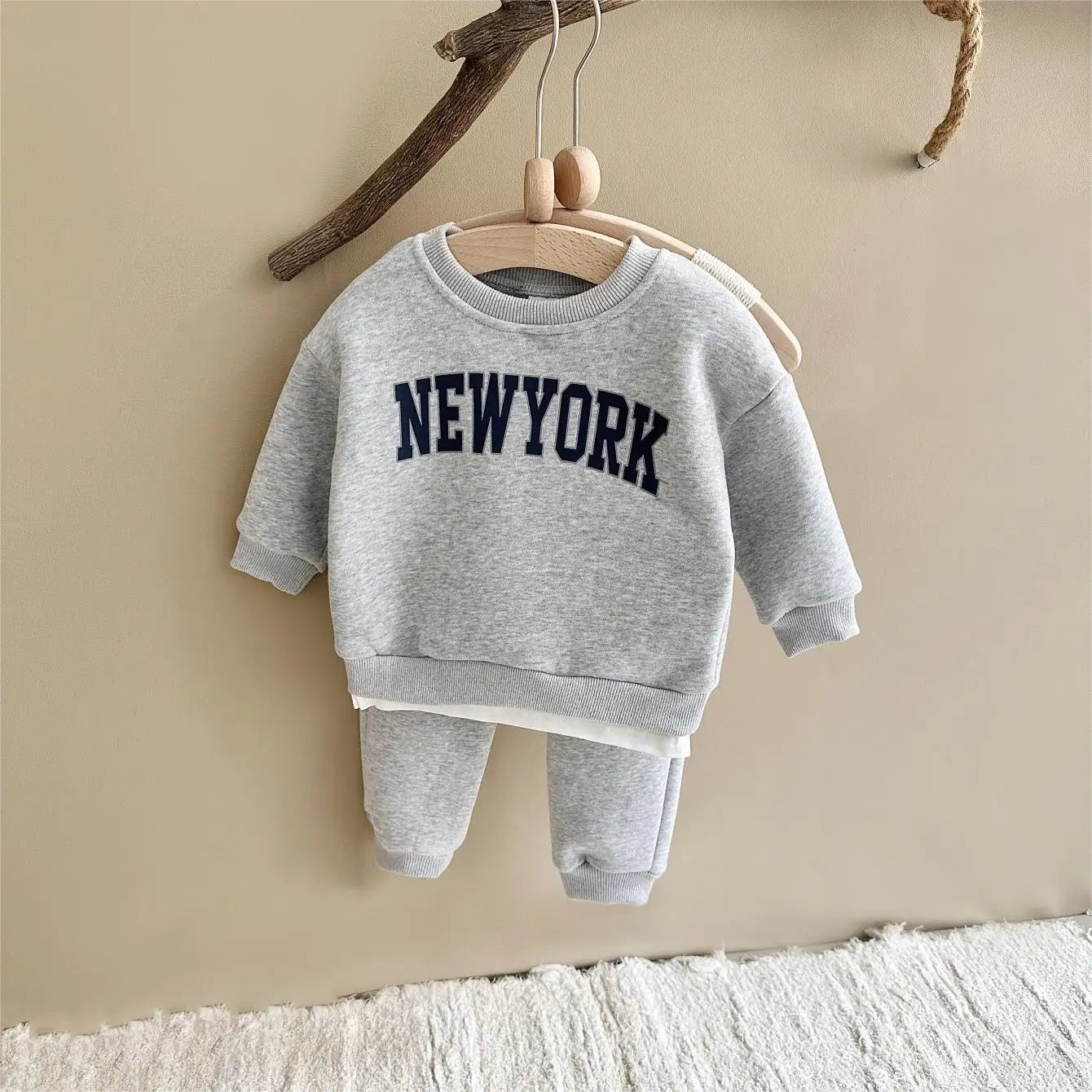 NEW YORK LOGO Toddler's 2PCS Printed Casual Outfit SET