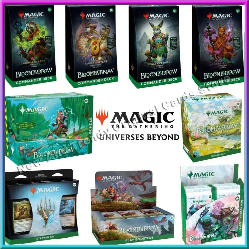 Original Magic:the Gathering(MTG)Cards Bloomburrow BLB Commander Deck Bundle Box Limited Edition Card Toy Collection Gift