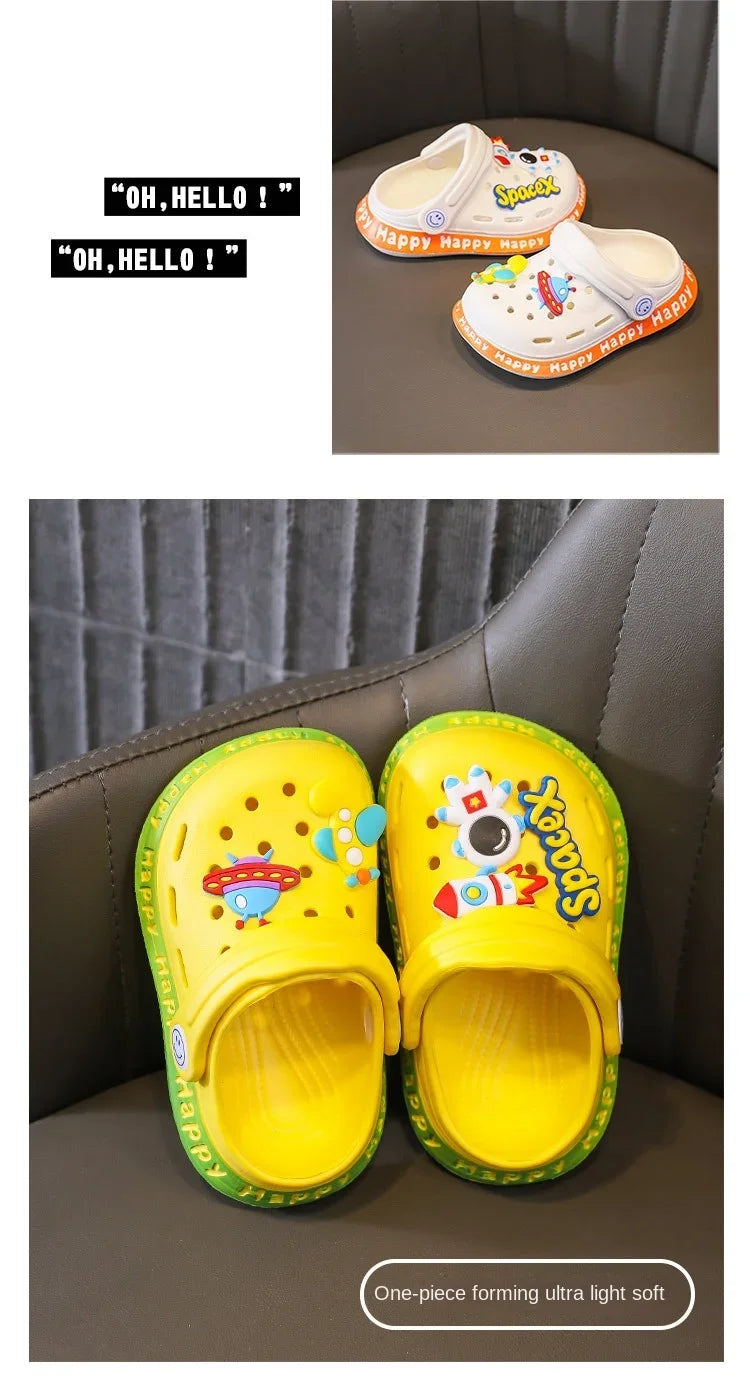 Space X themed Kids Sandals