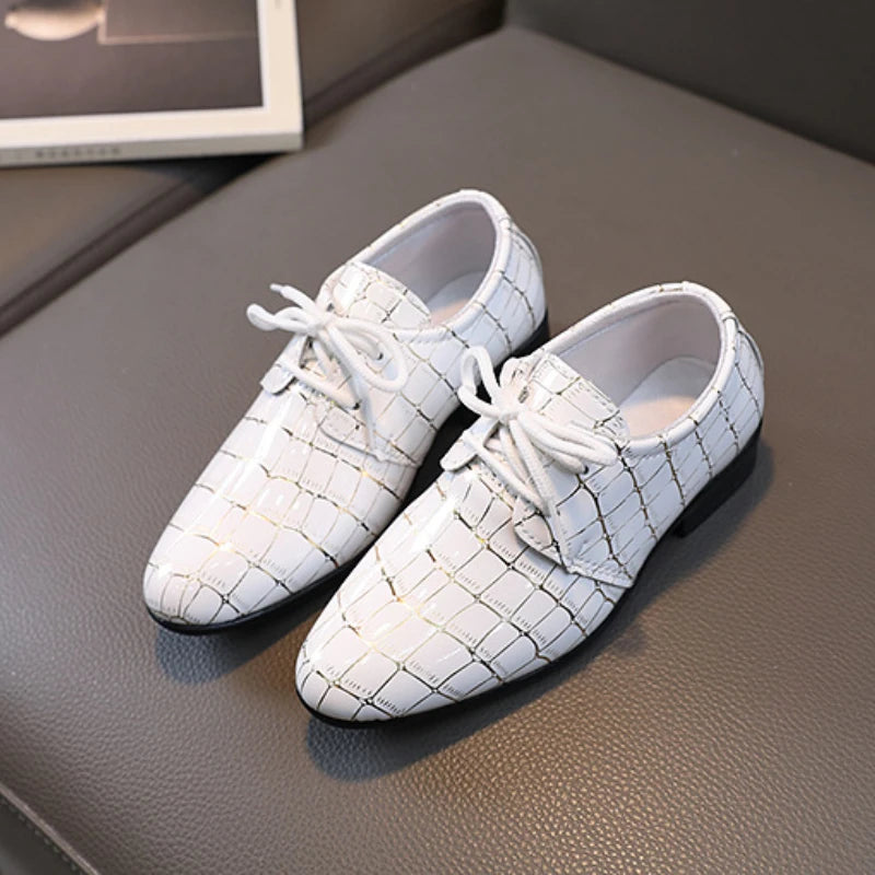 Boy's formal Leather Pointed Toe Shoes