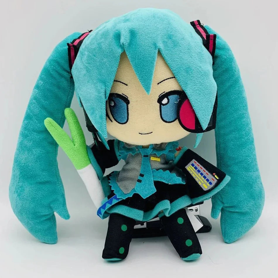 Japanese Anime Hatsune Miku 25cm Plush Doll Soft Pillow Future Doll Cute Christmas Gift For Children
