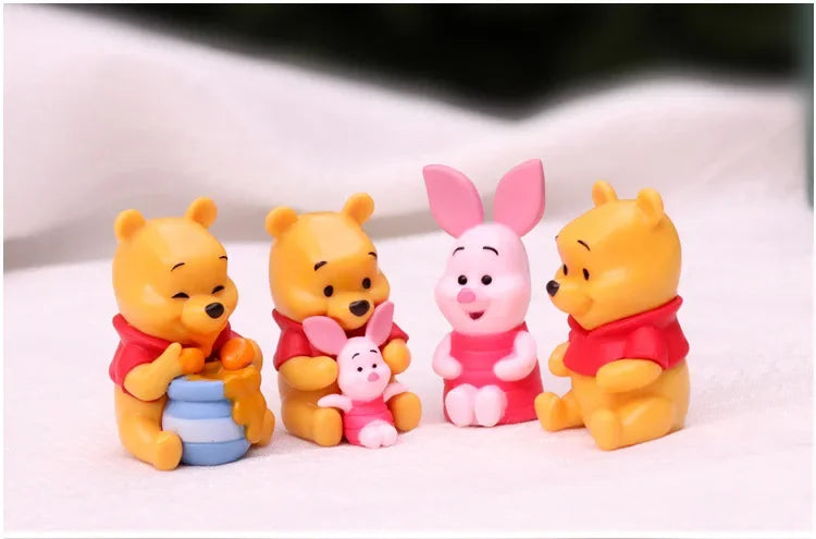 Cartoon Winnie The Pooh 10pcs/set Action Figure Toy Pooh Bear Tigger Eeyore Piglet Action Figure Dolls Toy Gifts For Kids