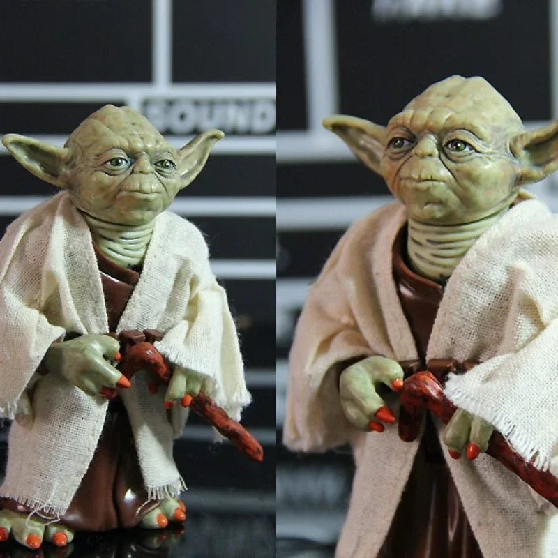 Stars Wars Movies Grand Master YODA Character Scale Model Action Figure Model Desktop Ornament Doll Toys Birthday Gifts