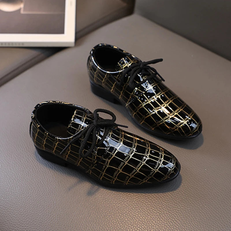 Boy's formal Leather Pointed Toe Shoes