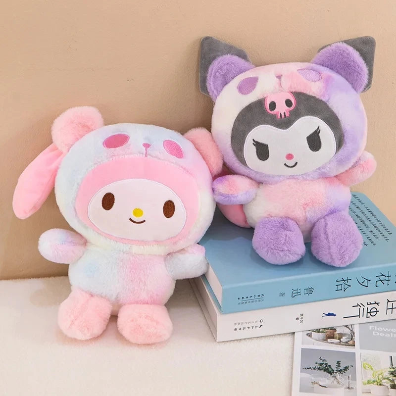 Anime Kuromid Toys Sanrio 25Cm Kawaii Mymelody Cinnamorol Plush Soft Stuffed Animals Doll Plushie Pillow Xmas Gift Decor