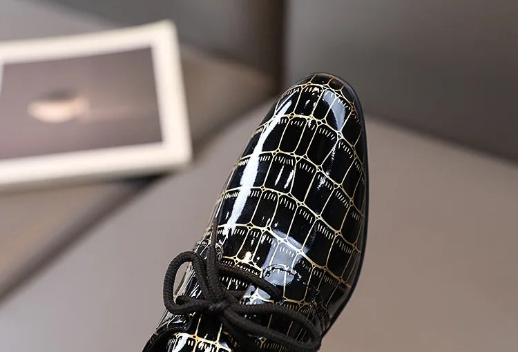 Boy's formal Leather Pointed Toe Shoes