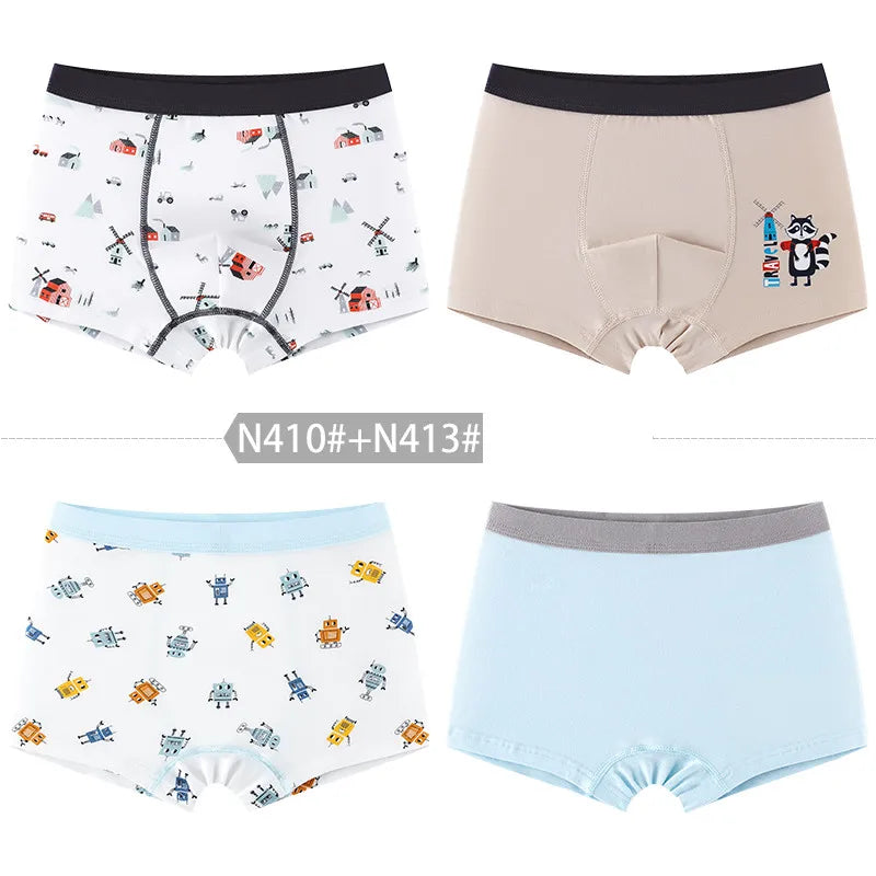 New Arrival Boy's Boxers 4pcs/pack