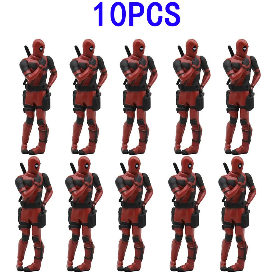 Deadpool 3 movie Deadpool & Wolverine Figure Toy Doll Model Decoration For Kid Birthday Gifts