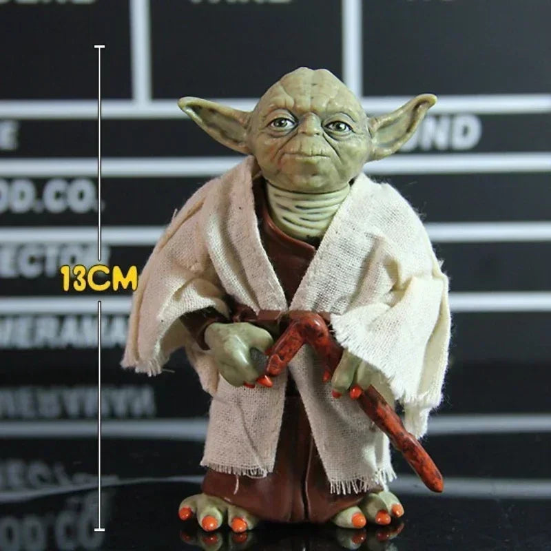 Stars Wars Movies Grand Master YODA Character Scale Model Action Figure Model Desktop Ornament Doll Toys Birthday Gifts