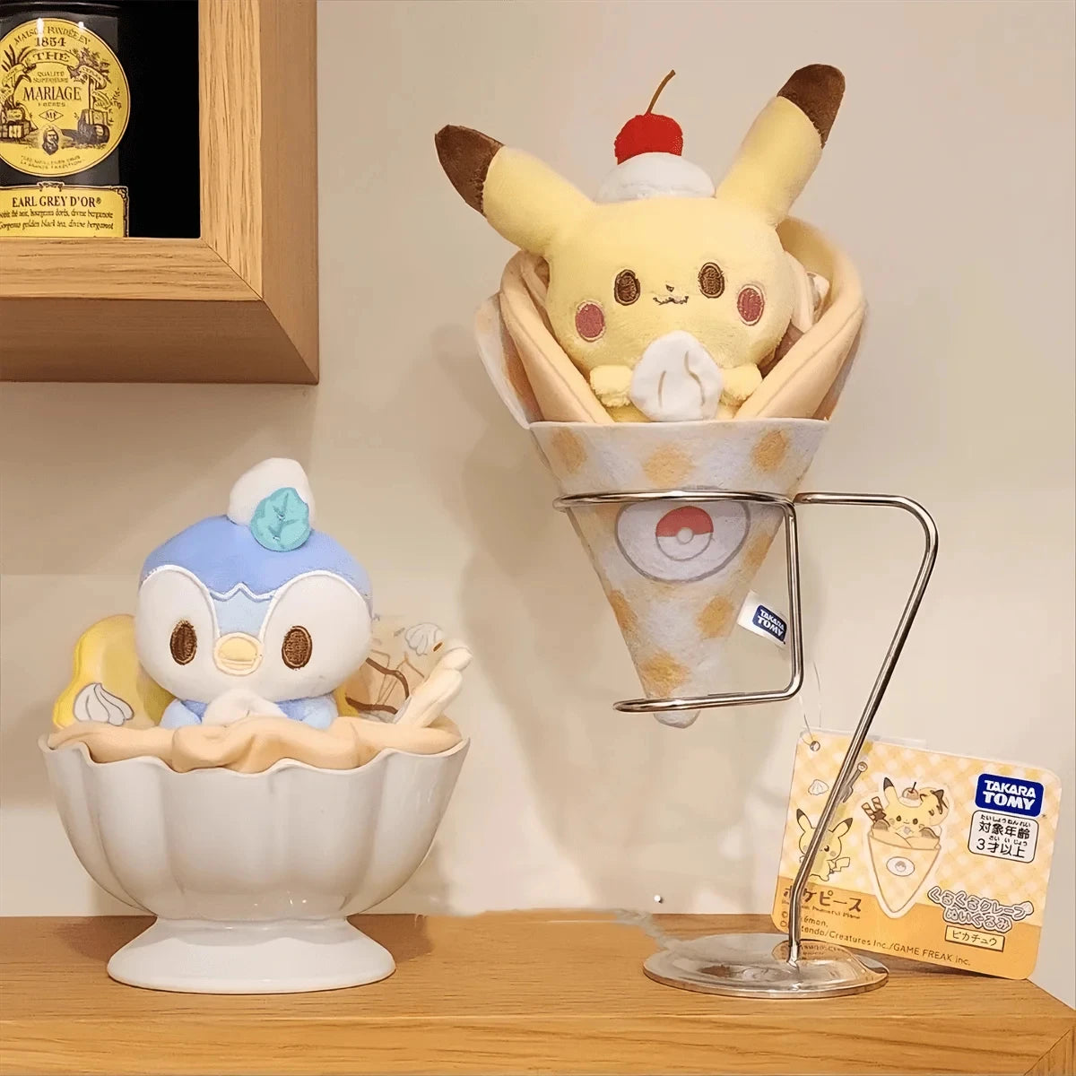 Pikachu Plush Dolls Toys Piplup Cute Anime Figure Stuffed Plush Toys Decoration Dolls For Children's Birthdays Festival Gifts