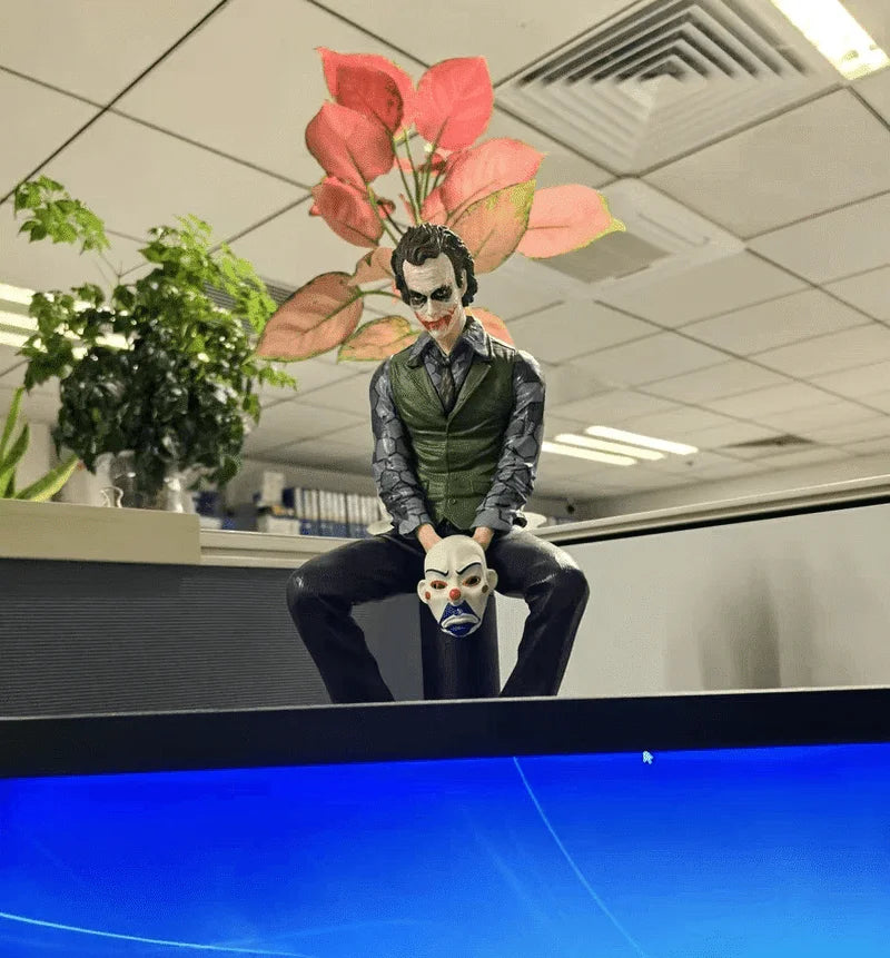 Movie Joker -Heath Ledger Car Doll Car Rear Roof Pendant Car Rear Exterior Ornaments Car Clown Ornament Kids Toys