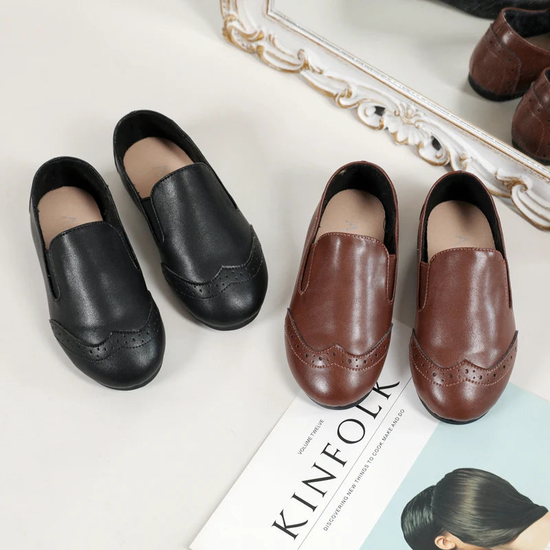 Girls Leather Dress Shoes
