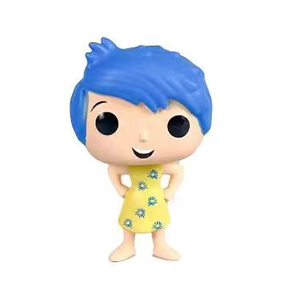 anime INSIDE OUT 2 pop figure 10cm action toys cartoon movie joy anxiety anger sadness disgust fear model statuettes pvc doll