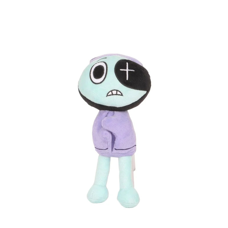 DANDY'S WORLD Plush Cute Dandy World Scrap Stuffed Horror Game Goob Pebble Plushie Soft Pillow Doll Children Gifts Doll
