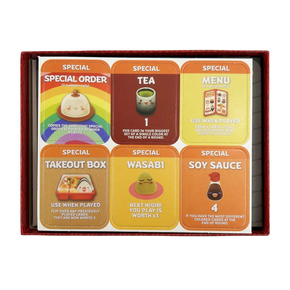 Sushi Go PARTY Family Gathering Game Cards