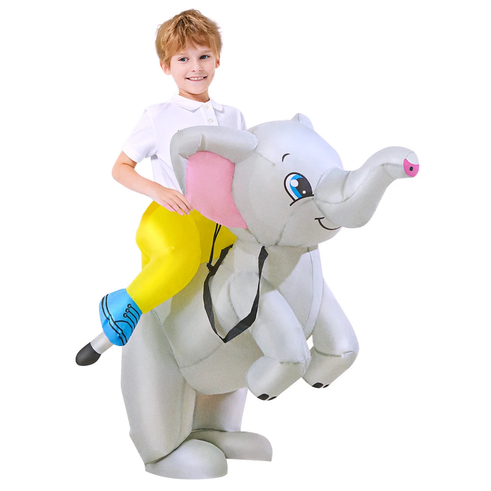 Child Kids Mascot Dinosaur Inflatable Costumes Unicorn Rooster Anime Dress Suits Purim Halloween Christmas Party Cosplay Costume