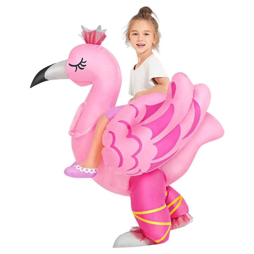 Child Kids Mascot Dinosaur Inflatable Costumes Unicorn Rooster Anime Dress Suits Purim Halloween Christmas Party Cosplay Costume