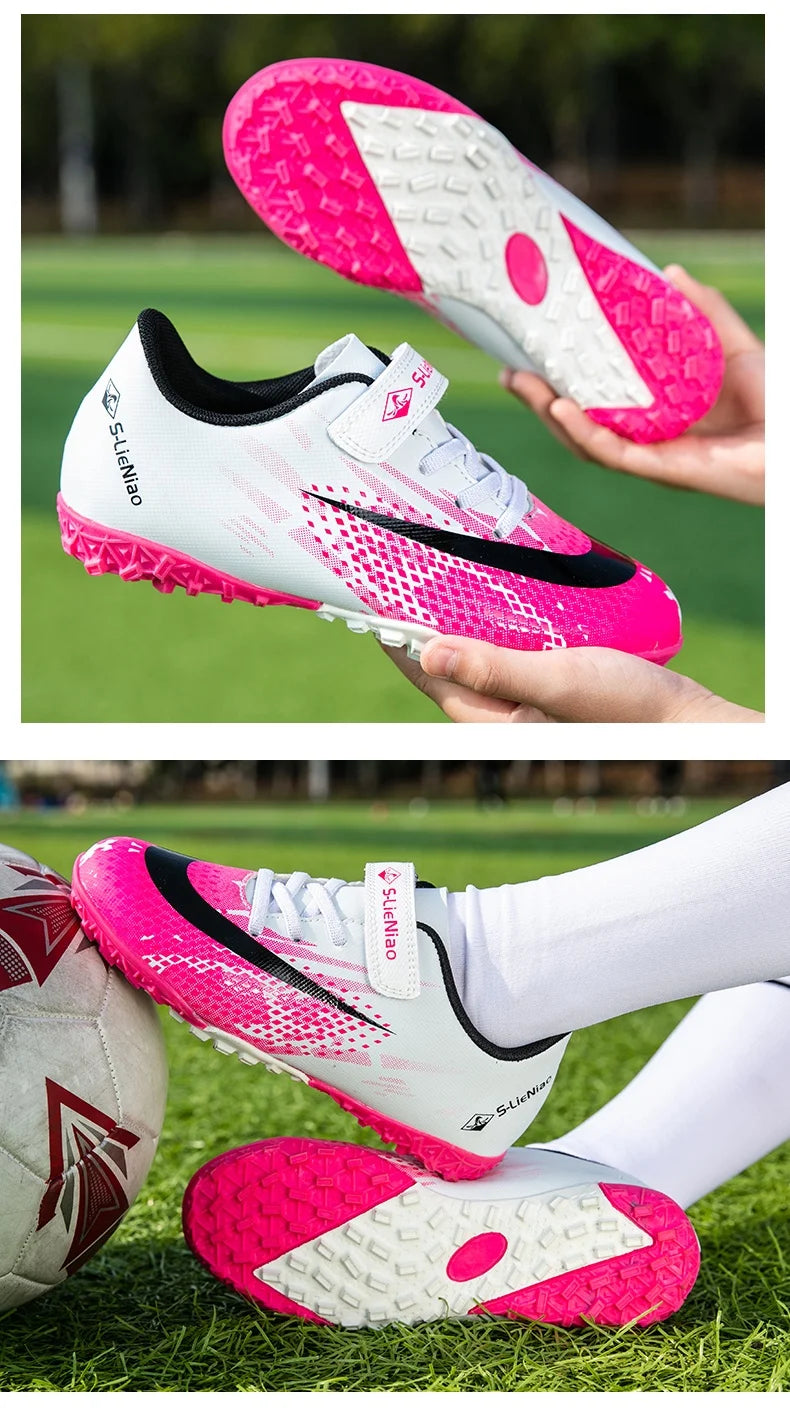 Fashionable Low Cut Children's Professional Football Soccer Shoes