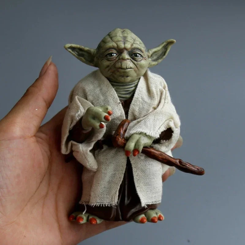 Stars Wars Movies Grand Master YODA Character Scale Model Action Figure Model Desktop Ornament Doll Toys Birthday Gifts