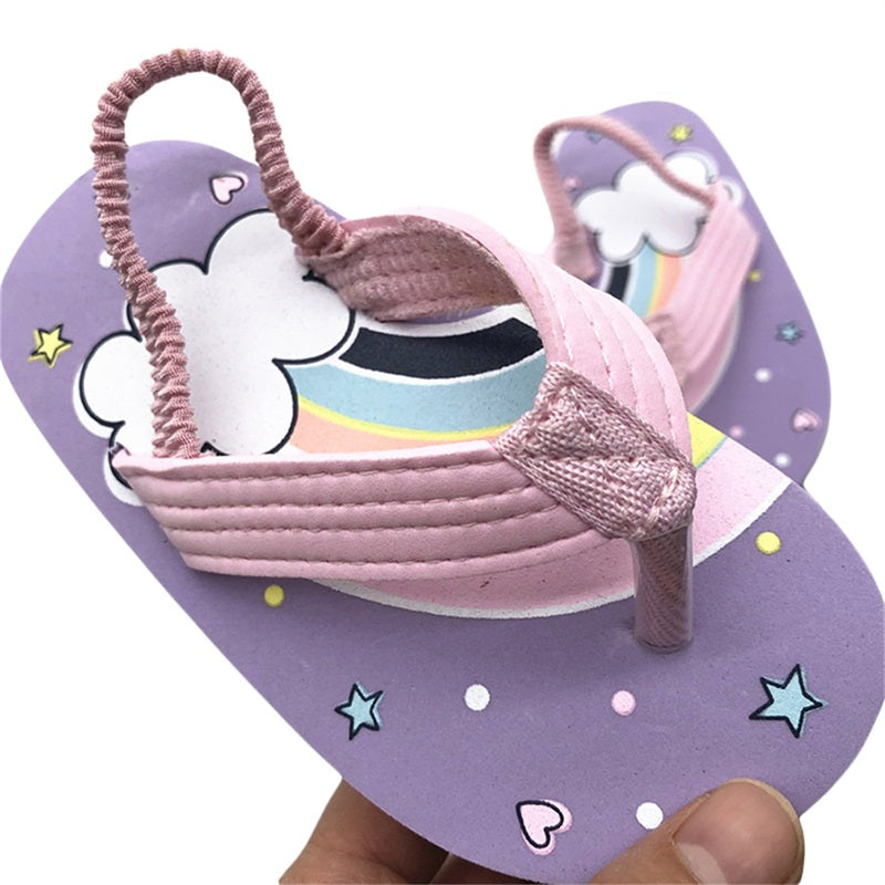 Toddlers rainbow Flip Flops